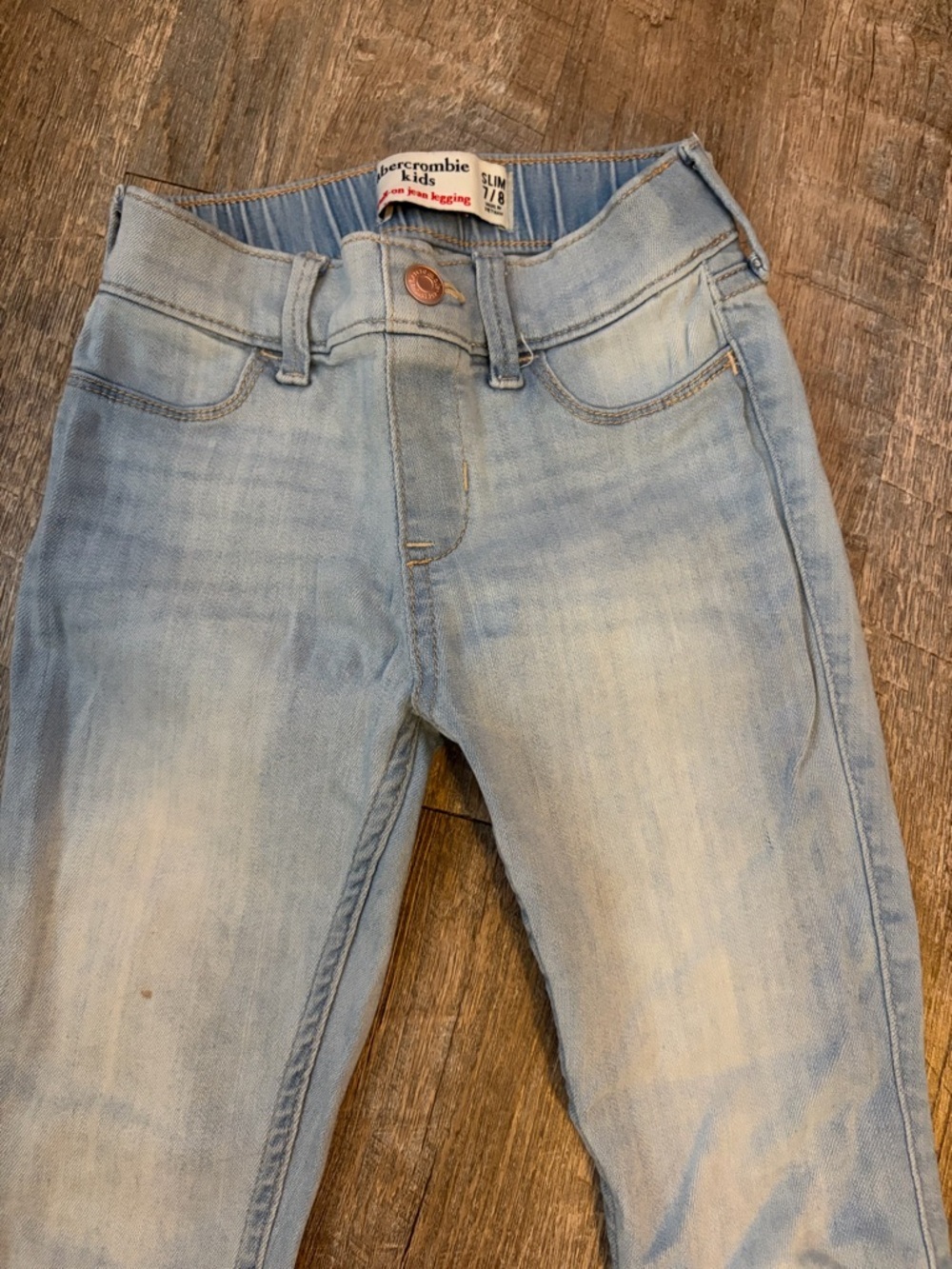 Abercrombie Kids Girls Jeans Size 7/8 - Picture 2 of 6
